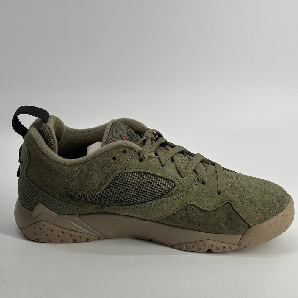 Jordan MVP 92 Mens 8.5 Medium Olive Black Khaki Suede HQ3950-201 Retro Sneakers